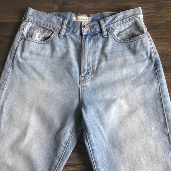 Madewell The Perfect Summer Jean Straight Leg 27 Light Medium Wash - Picture 11 of 15